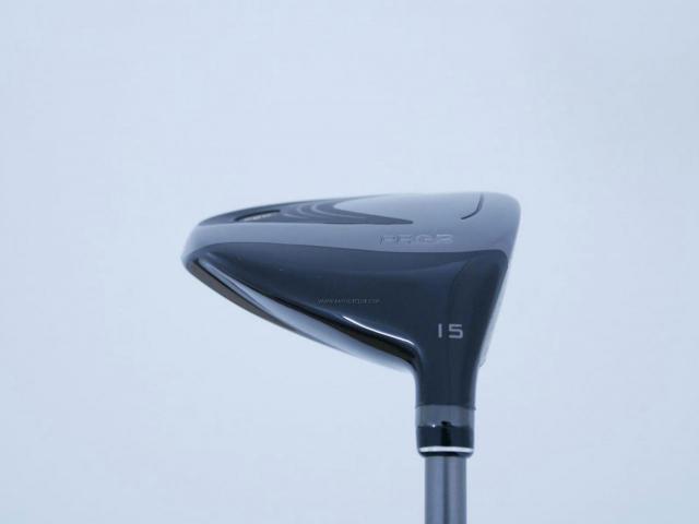 Fairway Wood : PRGR : หัวไม้ 3 PRGR Super Egg (รุ่นล่าสุด ปี 2023 หน้าเด้งเกินกฏ COR 0.84 หายากมาก) Loft 15 ก้าน M-37 Flex R
