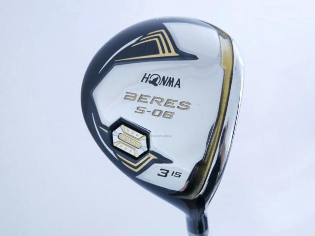 Fairway Wood : Honma : **ก้าน 3 ดาว** หัวไม้ 3 Honma Beres S-06 (รุ่นปี 2019) Loft 15 ก้าน ARMRQ X (52) Flex S (3 ดาว)