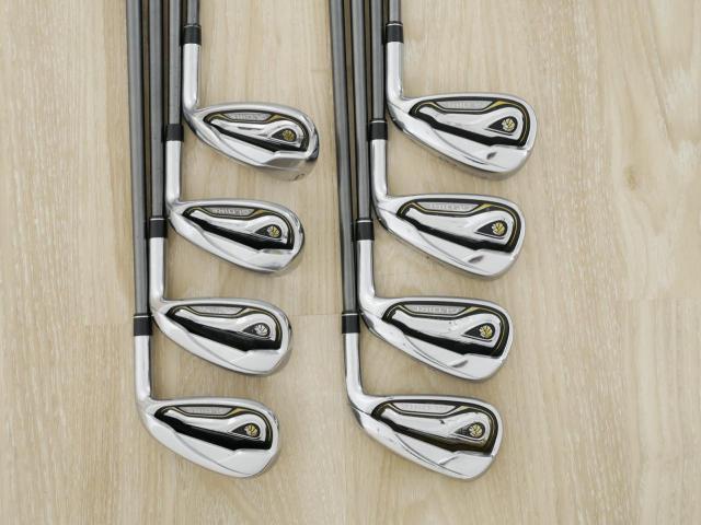 Iron set : Taylormade : ชุดเหล็ก Taylormade Gloire (รุ่นท๊อปสุด Japan Spec. ใบใหญ่ ตีง่าย ไกล) มีเหล็ก 5-Pw,Aw,Sw (8 ชิ้น) ก้านกราไฟต์ Flex R