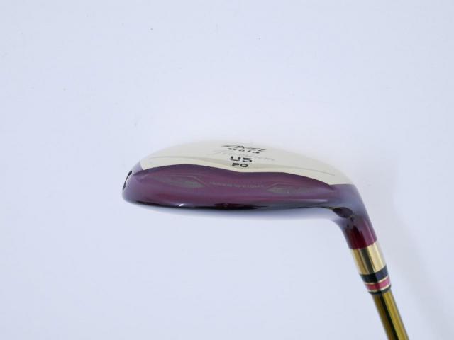 Fairway Wood : Tsuruya : ไม้กระเทย Tsuruya AXEL Gold Premium IV (รุ่นปี 2021 ตัวท๊อป ของใหม่ 2 หมื่นกว่า) Loft 20 Flex R