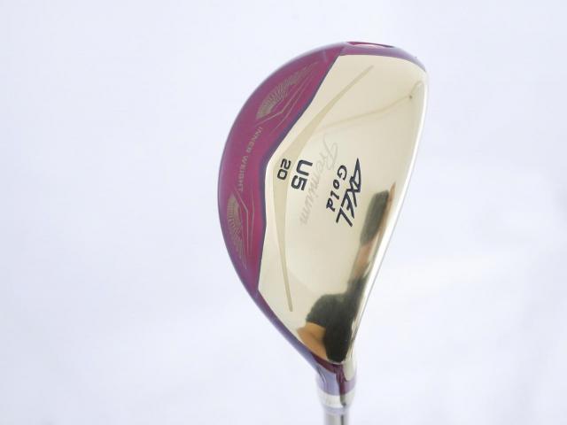 Fairway Wood : Tsuruya : ไม้กระเทย Tsuruya AXEL Gold Premium IV (รุ่นปี 2021 ตัวท๊อป ของใหม่ 2 หมื่นกว่า) Loft 20 Flex R