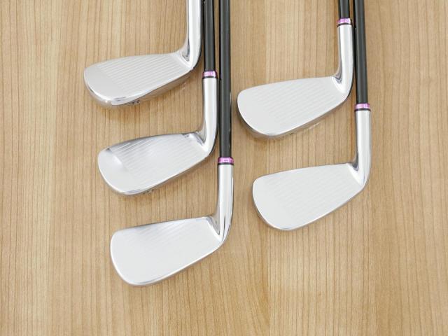 Iron set : Other Brand : ชุดเหล็ก Quelot Super Aerial (ตีง่าย หน้าเด้ง ไกลมากๆ) มีเหล็ก 6-Pw (5 ชิ้น) ก้านกราไฟต์ Graphite Design RAUNE i60 Flex R