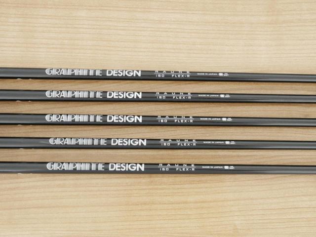 Iron set : Other Brand : ชุดเหล็ก Quelot Super Aerial (ตีง่าย หน้าเด้ง ไกลมากๆ) มีเหล็ก 6-Pw (5 ชิ้น) ก้านกราไฟต์ Graphite Design RAUNE i60 Flex R