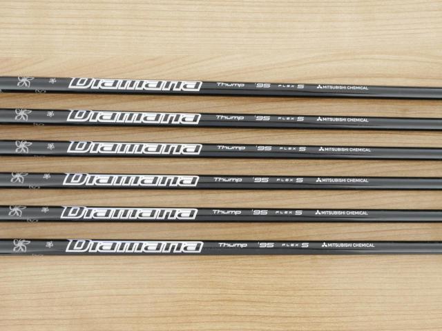 Iron set : Taylormade : ชุดเหล็ก Taylormade P770 Forged (รุ่นปี 2023 นุ่ม แน่น)  มีเหล็ก 5-Pw (6 ชิ้น) ก้านกราไฟต์ Mitsubishi Diamana Thump i95 Flex S