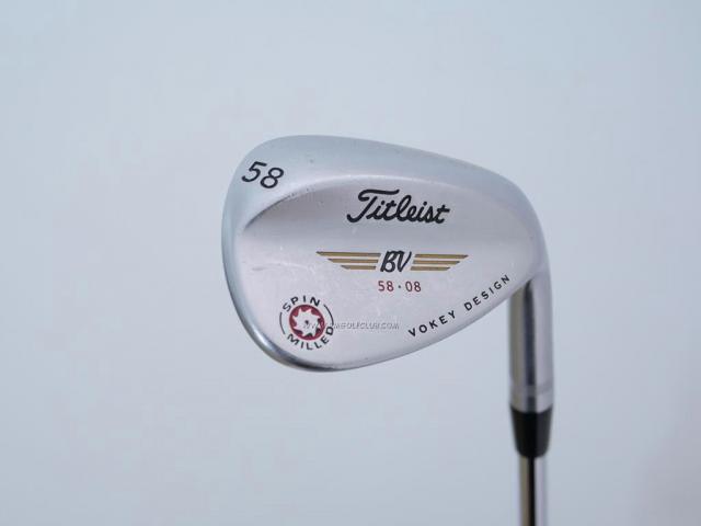 Wedge : Other : Wedge Titleist Vokey Spin Milled Loft 58 ก้าน Dynamic Gold Wedge
