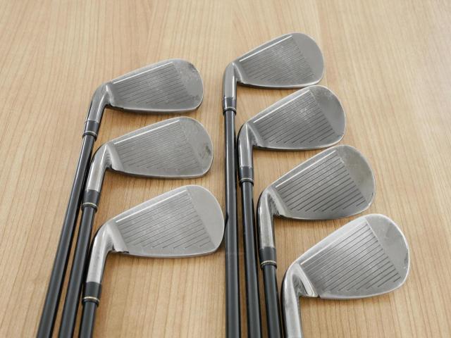 Iron set : Yonex : ชุดเหล็ก Yonex Royal E-Zone (รุ่นปี 2019 หน้าเด้งสุดๆ COR 0.82 ก้านดีมาก ตีไกลสุดๆ) มีเหล็ก 6-Pw,Aw,As (7 ชิ้น เหล็ก 6 ระยะเท่าเบอร์ 5 รุ่นอื่น) ก้านกราไฟต์ Flex R