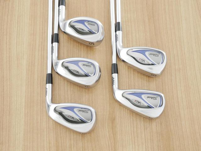 Iron set : Titleist : ชุดเหล็ก Titleist VG3 Type E Forged มีเหล็ก 7-Pw,Sw (5 ชิ้น) ก้านเหล็ก NS Pro 750 Wrap Tech Flex R