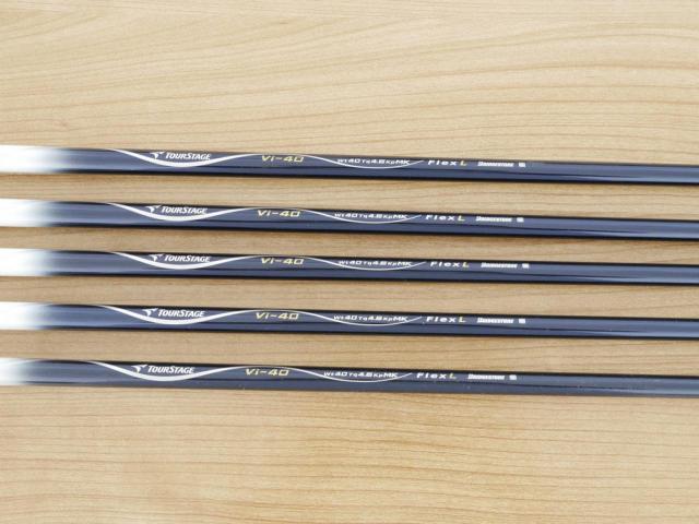 Lady club : All : ชุดเหล็ก Tourstage VIQ CL มีเหล็ก 7-Pw,Sw (5 ชิ้น) ก้านกราไฟต์ Flex L