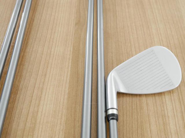 Iron set : PRGR : ชุดเหล็กกระเทย PRGR NEW Egg Forged (รุ่นปี 2020 ตีง่ายและไกลมากๆ เด้งสุดๆ COR 0.82) มีเหล็ก 6-Pw (5 ชิ้น) ก้านกราไฟต์ Flex R (M-37)