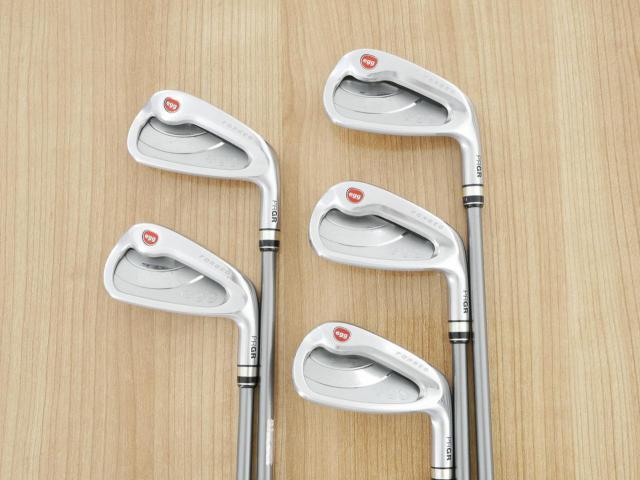 Iron set : PRGR : ชุดเหล็กกระเทย PRGR NEW Egg Forged (รุ่นปี 2020 ตีง่ายและไกลมากๆ เด้งสุดๆ COR 0.82) มีเหล็ก 6-Pw (5 ชิ้น) ก้านกราไฟต์ Flex R (M-37)