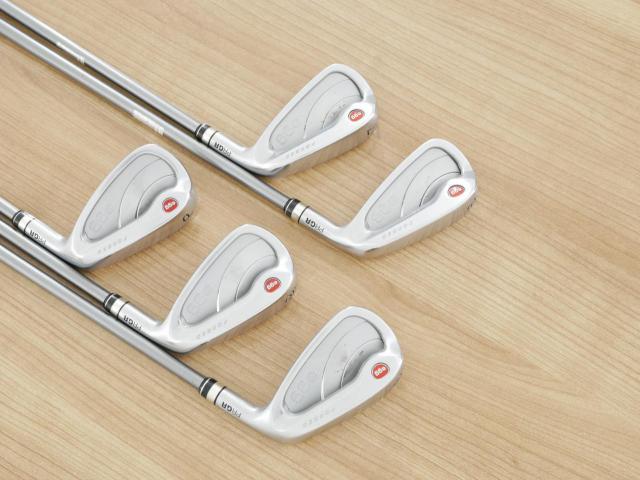 Iron set : PRGR : ชุดเหล็กกระเทย PRGR NEW Egg Forged (รุ่นปี 2020 ตีง่ายและไกลมากๆ เด้งสุดๆ COR 0.82) มีเหล็ก 6-Pw (5 ชิ้น) ก้านกราไฟต์ Flex R (M-37)