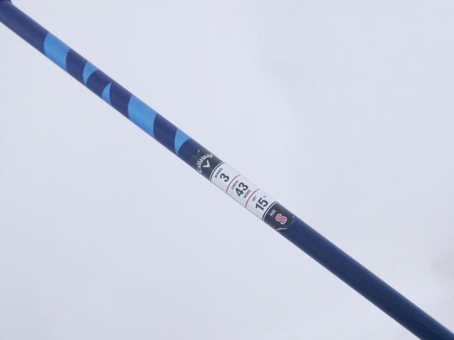 Fairway Wood : callaway : หัวไม้ 3 Callaway Paradym (รุ่นปี 2023 Japan Spec.) Loft 15 (ปรับได้) ก้าน Fujikura Ventus TR 5 Flex S