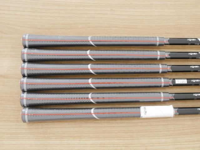 Iron set : Honma : **ของใหม่ ยังไม่แกะพลาสติก** ชุดเหล็ก Honma Tour World TW757P (ออกปี 2022) มีเหล็ก 5-Pw (6 ชิ้น) ก้านกราไฟต์ Honma Vizard 50 Flex R