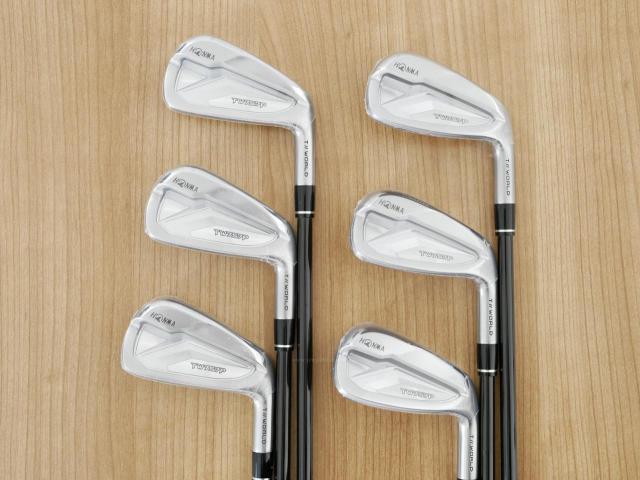 Iron set : Honma : **ของใหม่ ยังไม่แกะพลาสติก** ชุดเหล็ก Honma Tour World TW757P (ออกปี 2022) มีเหล็ก 5-Pw (6 ชิ้น) ก้านกราไฟต์ Honma Vizard 50 Flex R