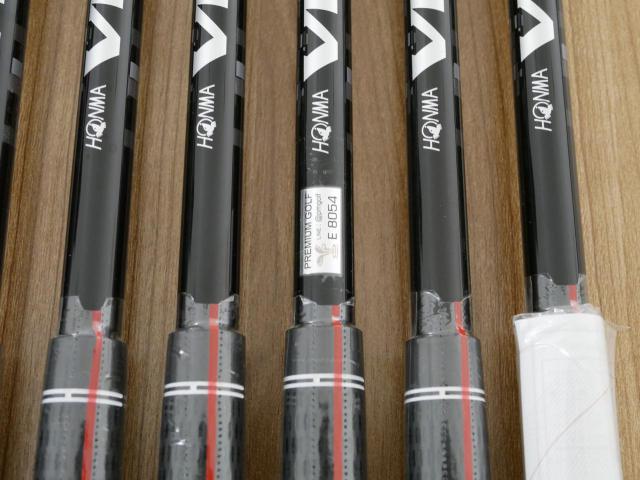 Iron set : Honma : **ของใหม่ ยังไม่แกะพลาสติก** ชุดเหล็ก Honma Tour World TW757P (ออกปี 2022) มีเหล็ก 5-Pw (6 ชิ้น) ก้านกราไฟต์ Honma Vizard 50 Flex R