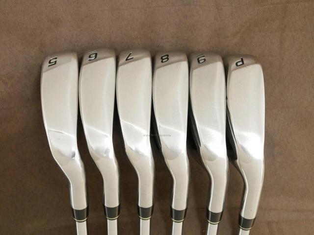 Iron set : Tsuruya : ชุดเหล็ก Tsuruya AXEL XP HM (หน้าเด้ง ตีไกลมากๆ) มีเหล็ก 5-Pw (6 ชิ้น) ก้านเหล็ก NS Pro 950 Flex R