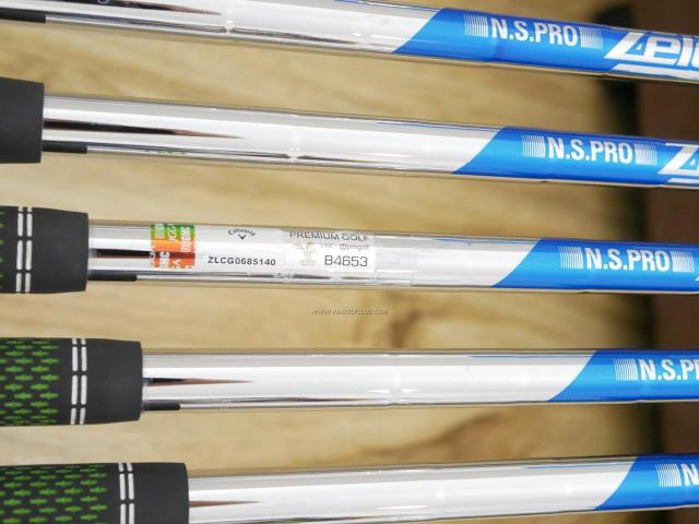 Iron set : Callaway : ชุดเหล็ก Callaway EPIC Forged Star (รุ่นท้อปสุด ปี 2020 ตีไกลกว่าปกติ 2 เบอร์) มีเหล็ก 5-Pw,Gw (7 ชิ้น) ก้านเหล็ก NS PRO ZELOS 7 FLEX S