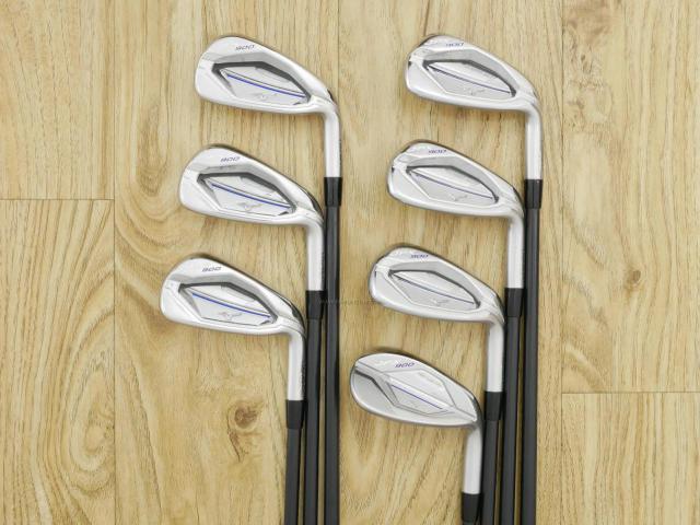 Iron set : Mizuno : ชุดเหล็ก Mizuno JPX 900 Hot Metal (ตัวท้อป ใบใหญ่ ตีง่าย ไกล) มีเหล็ก 5-Pw,Aw (7 ชิ้น) ก้านกราไฟต์ Project X LZ 60g Flex A