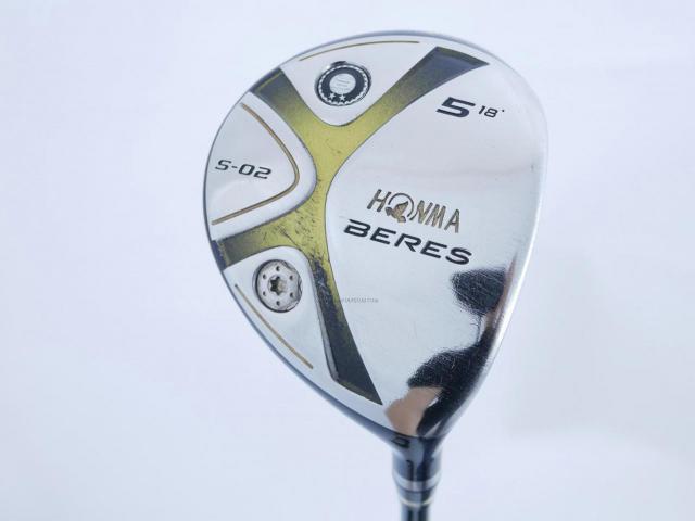 Fairway Wood : Honma : หัวไม้ 5 Honma Beres S-02 Loft 18 ก้าน ARMRQ 6 (49) Flex R (2 ดาว)