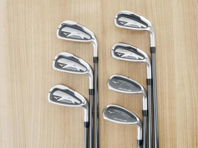 Iron set : Mizuno : ชุดเหล็ก Mizuno EURUS G6 (ใบใหญ่ ตีง่าย) มีเหล็ก 6-Pw,Aw,Sw (7 ชิ้น) ก้านกราไฟต์ Flex S