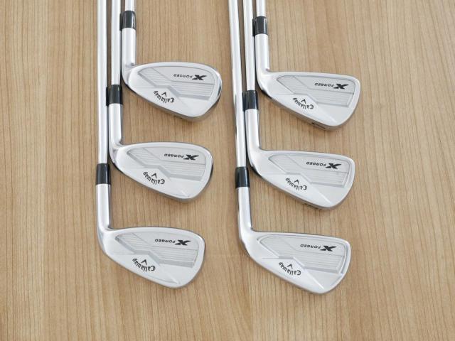 Iron set : Callaway : ชุดเหล็ก Callaway X Forged (ปี 2019) มีเหล็ก 5-Pw (6 ชิ้น) ก้านเหล็ก NS Pro Modus 105 Flex S