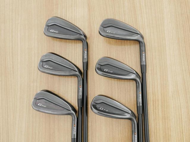 Iron set : Ping : ชุดเหล็ก Ping G710 (ปี 2021 Japan Spec. ใบใหญ่ ง่ายที่สุด ไกลที่สุดของ Ping) มีเหล็ก 7-Pw,Aw,Sw (6 ชิ้น) ก้านกราไฟต์ Ping ALTA Distanza 40 Flex R