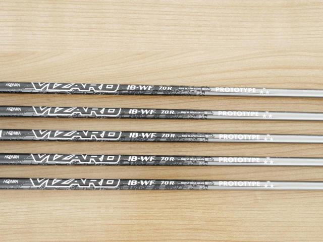 Iron set : Honma : ชุดเหล็ก Honma Tour World TW757B (ออกปี 2022) มีเหล็ก 6-Pw (5 ชิ้น) ก้านกราไฟต์ Honma VIZARD IB-WF 70 Flex R (3 ดาว)
