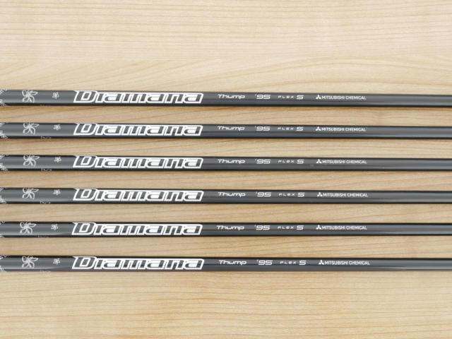 Iron set : Taylormade : ชุดเหล็ก Taylormade P7MC Forged (ซีรี่ย์ท้อปสุด ออกปี 2023) มีเหล็ก 5-Pw (6 ชิ้น) ก้านกราไฟต์ Mitsubishi Diamana Thump i95 Flex S