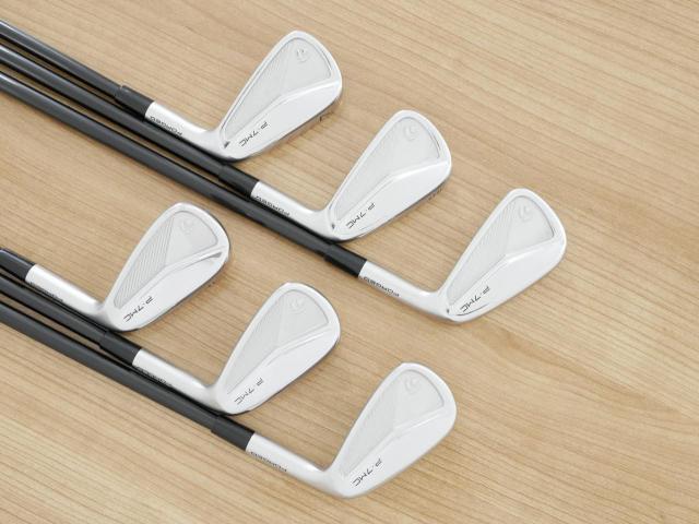 Iron set : Taylormade : ชุดเหล็ก Taylormade P7MC Forged (ซีรี่ย์ท้อปสุด ออกปี 2023) มีเหล็ก 5-Pw (6 ชิ้น) ก้านกราไฟต์ Mitsubishi Diamana Thump i95 Flex S