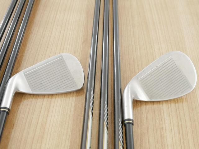 Iron set : XXIO : ชุดเหล็ก XXIO Prime 5 (รุ่นท๊อปสุด หน้าเด้ง) มีเหล็ก 5-Pw,Aw,Sw (8 ชิ้น) ก้าน SP-500 Flex R2