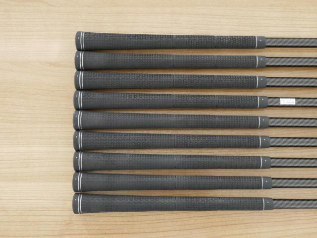 Iron set : PRGR : ชุดเหล็กกระเทย PRGR Super Egg Iron (รุ่นปี 2023 ตัวท๊อปสุด หน้าเด้งเกินกฏ ใช้แข่งไม่ได้ ตีไกลมากๆ) มีเหล็ก 5-Pw,Aw,As,Sw (9 ชิ้น เต็มเซ็ต) ก้านกราไฟต์ Flex R (M-37)