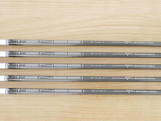 Iron set : Callaway : ชุดเหล็ก Callaway Paradym Ai Smoke (ออกปี 2024 ตีง่ายมาก ไกล Japan Spec.) มีเหล็ก 6-Pw (5 ชิ้น) ก้านกราไฟต์ Mitsubishi TENSEI 50 Flex R