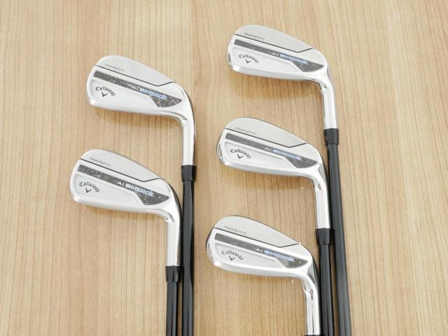 Iron set : Callaway : ชุดเหล็ก Callaway Paradym Ai Smoke (ออกปี 2024 ตีง่ายมาก ไกล Japan Spec.) มีเหล็ก 6-Pw (5 ชิ้น) ก้านกราไฟต์ Mitsubishi TENSEI 50 Flex R