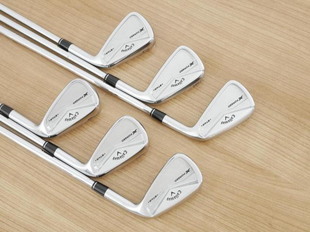 Iron set : Callaway : ชุดเหล็ก Callaway X Forged Star (ออกปี 2024) มีเหล็ก 5-Pw (6 ชิ้น) ก้านเหล็ก NS Pro Modus 105 Flex S