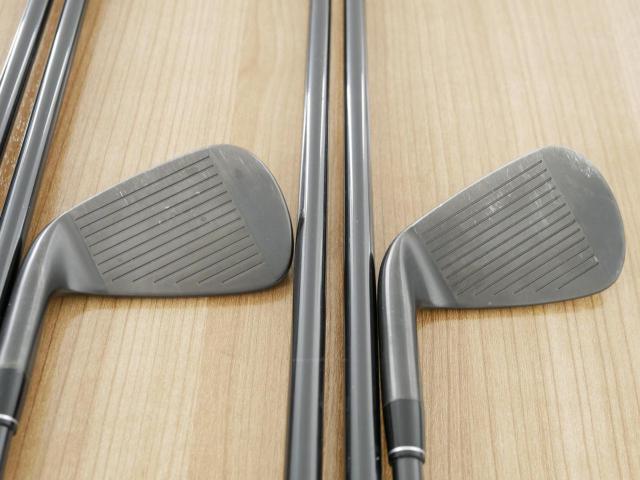 Iron set : Callaway : ชุดเหล็ก Callaway Apex Ti Fusion Black (รุ่นท็อปสุด แพงที่สุด ปี 2025 ของใหม่ 8 หมื่นบาท) มีเหล็ก 6-Pw,Aw (6 ชิ้น) ก้านกราไฟต์ UST Mamiya ATTAS FF 85 Flex S