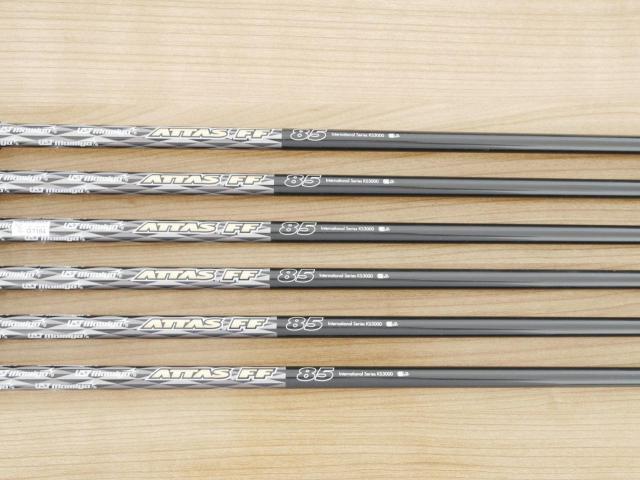 Iron set : Callaway : ชุดเหล็ก Callaway Apex Ti Fusion Black (รุ่นท็อปสุด แพงที่สุด ปี 2025 ของใหม่ 8 หมื่นบาท) มีเหล็ก 6-Pw,Aw (6 ชิ้น) ก้านกราไฟต์ UST Mamiya ATTAS FF 85 Flex S