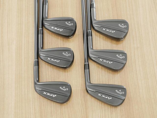Iron set : Callaway : ชุดเหล็ก Callaway Apex Ti Fusion Black (รุ่นท็อปสุด แพงที่สุด ปี 2025 ของใหม่ 8 หมื่นบาท) มีเหล็ก 6-Pw,Aw (6 ชิ้น) ก้านกราไฟต์ UST Mamiya ATTAS FF 85 Flex S