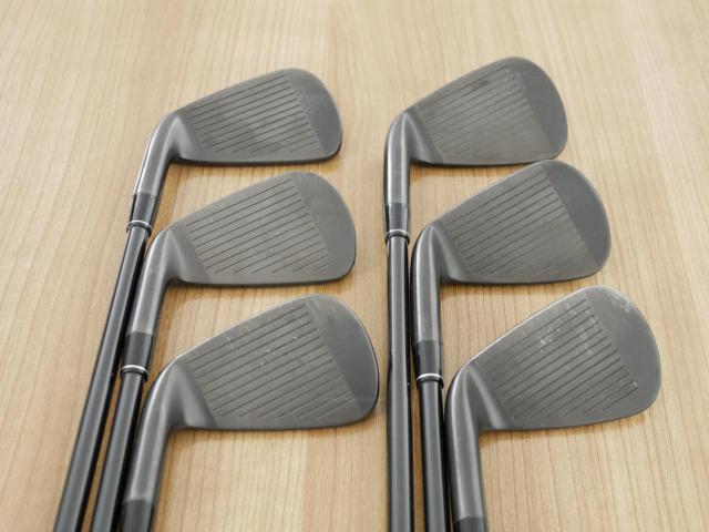 Iron set : Callaway : ชุดเหล็ก Callaway Apex Ti Fusion Black (รุ่นท็อปสุด แพงที่สุด ปี 2025 ของใหม่ 8 หมื่นบาท) มีเหล็ก 6-Pw,Aw (6 ชิ้น) ก้านกราไฟต์ UST Mamiya ATTAS FF 85 Flex S