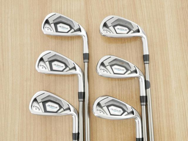 Iron set : Callaway : ชุดเหล็ก Callaway Rogue CF18 (ออกปี 2018 ตีง่าย ไกล) มีเหล็ก 5-Pw (6 ชิ้น) ก้านกราไฟต์ UST Mamiya ATTAS 80 Flex S