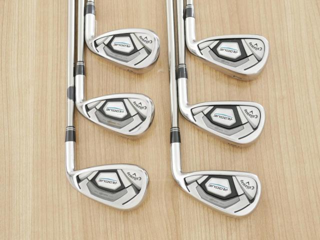 Iron set : Callaway : ชุดเหล็ก Callaway Rogue CF18 (ออกปี 2018 ตีง่าย ไกล) มีเหล็ก 5-Pw (6 ชิ้น) ก้านกราไฟต์ UST Mamiya ATTAS 80 Flex S