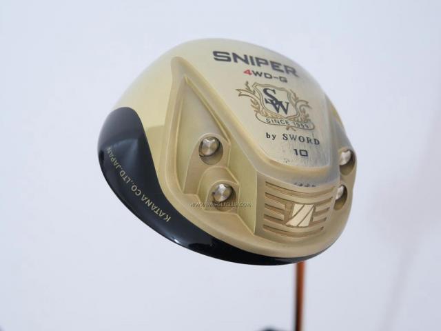 Driver : Katana : ไดรเวอร์ Katana Sniper 4WD-G (460cc. มีออฟเซตกันลูกบานออกขวา) Loft 10 ก้าน Sword Tour AD Flex R