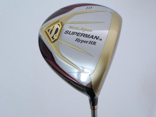 Driver : Superman : ไดรเวอร์ Superman HyperHR (ตีไกลมาก หน้าเด้งสุดๆ COR.885 กระดองเด้ง) Loft 10 Flex R1