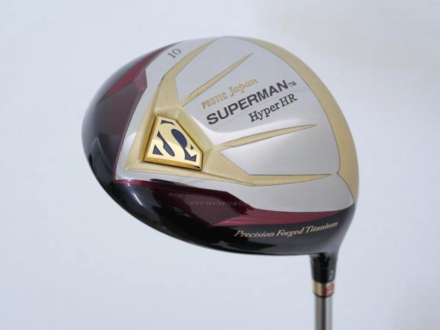 Driver : Superman : ไดรเวอร์ Superman HyperHR (ตีไกลมาก หน้าเด้งสุดๆ COR.885 กระดองเด้ง) Loft 10 Flex R1