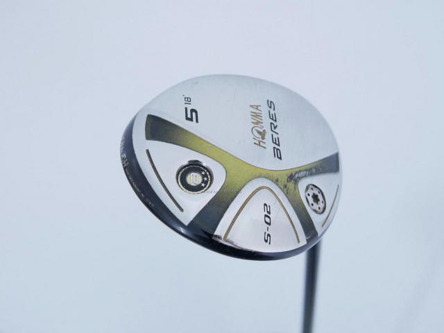 Fairway Wood : Honma : **ก้าน 3 ดาว มีบุบ** หัวไม้ 5 Honma Beres S-02 Loft 18 ก้าน ARMRQ 6 (54) Flex R (3 ดาว)