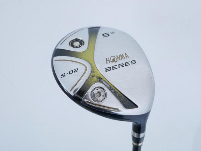 Fairway Wood : Honma : **ก้าน 3 ดาว มีบุบ** หัวไม้ 5 Honma Beres S-02 Loft 18 ก้าน ARMRQ 6 (54) Flex R (3 ดาว)