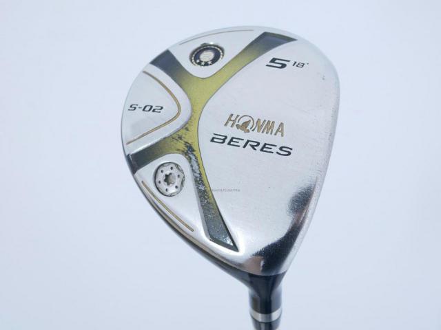 Fairway Wood : Honma : **ก้าน 3 ดาว มีบุบ** หัวไม้ 5 Honma Beres S-02 Loft 18 ก้าน ARMRQ 6 (54) Flex R (3 ดาว)