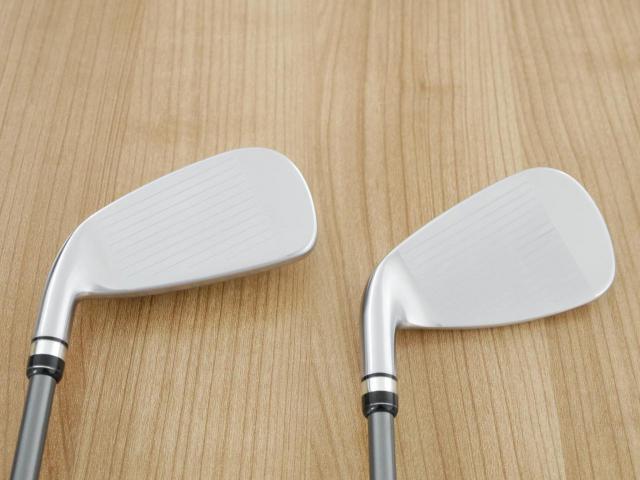 Iron set : PRGR : ชุดเหล็กกระเทย PRGR Super Egg Iron (รุ่นปี 2023 ตัวท๊อปสุด หน้าเด้งเกินกฏ ใช้แข่งไม่ได้ ตีไกลมากๆ) มีเหล็ก 7-Pw,Aw,As (6 ชิ้น) ก้านกราไฟต์ Flex R (M-37)