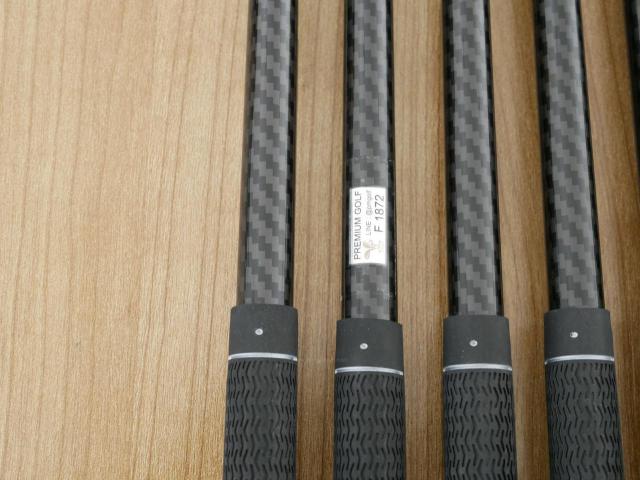 Iron set : PRGR : ชุดเหล็กกระเทย PRGR Super Egg Iron (รุ่นปี 2023 ตัวท๊อปสุด หน้าเด้งเกินกฏ ใช้แข่งไม่ได้ ตีไกลมากๆ) มีเหล็ก 7-Pw,Aw,As (6 ชิ้น) ก้านกราไฟต์ Flex R (M-37)