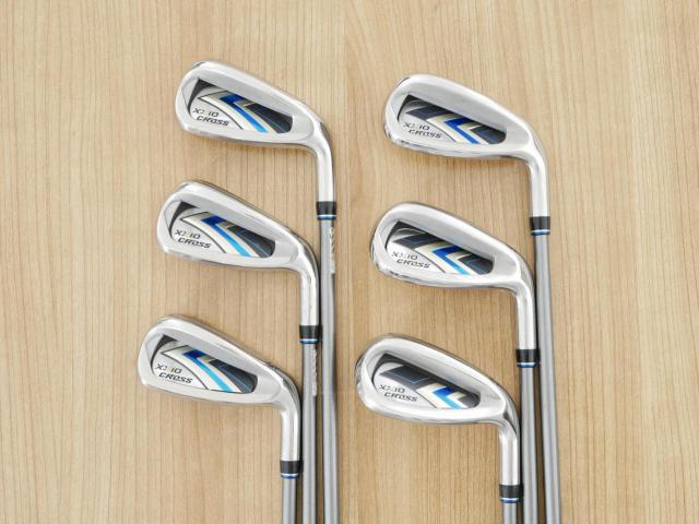 Iron set : XXIO : ชุดเหล็ก XXIO Cross 2 (ออกปี 2021 ตีไกลที่สุดของที่สุดจาก XXIO หน้าเด้งสุดๆ) มีเหล็ก 6-Pw,Aw (6 ชิ้น ตีไกลกว่าปกติ 2 เบอร์) ก้านกราไฟต์ MH-2000 Flex S