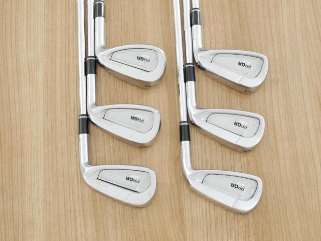 Iron set : PRGR : ชุดเหล็ก PRGR 02 Forged (ปี 2021 นุ่มมาก หายาก) มีเหล็ก 5-Pw (6 ชิ้น) ก้านเหล็ก NS Pro 950 NEO Flex S